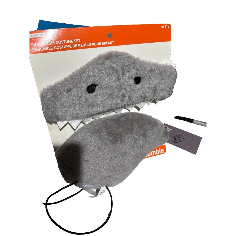 Creatology Halloween Costume Shark 2 Pieces Ages 3-8